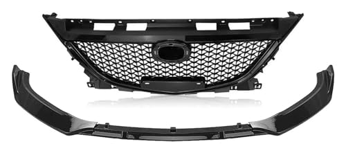 Grille pare-choc avant calandre nid d'abeille inférieure protection spoiler Mazda 3 Axela 2015