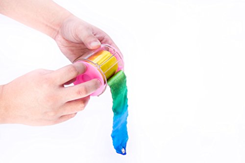 Rhythmic Gymnastic Ribbon Roller Winder with 4M Streamer Dancing ribbon replacement (color as shown)