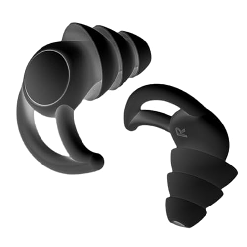 Tapones para los oídos, 2 auriculares con cancelación de ruido, accesorios para dormir en avión, protección auditiva, tapones insonorizados para dormir, ronquidos