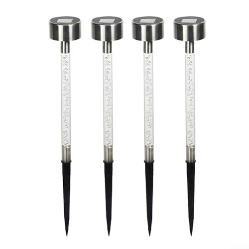 4 luci solari del prato inglese di conteggio LED con LED che cambiano colore per il giardino, il patio e l'ambiente all'aperto