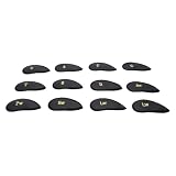 XUMIUZIY Golfschläger-Hauben Set mit Weichem PU-Leder