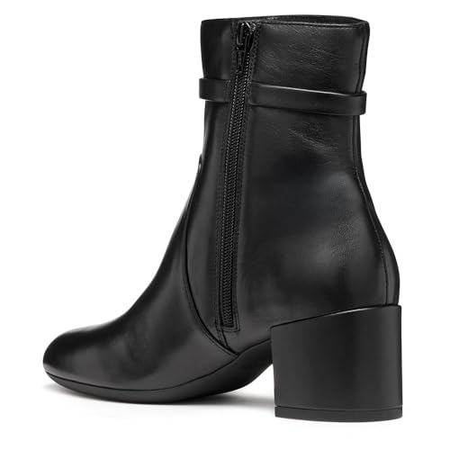 Geox Damen D Eleana Ankle Boot, Schwarz, 39 EU
