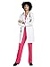 Healing Hands Lab Coat For Woman Faye White Coat with 5 Pockets, Moisture Wicking and 2-Way Stretch 5161, Large, WHITE