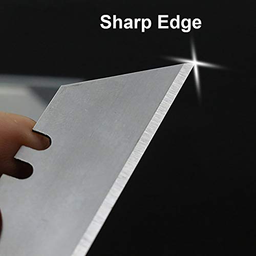 image for TCBWFY Utility Knife Replacement Blades Heavy Duty High Carbon Steel B