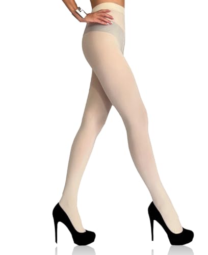 Image of Mila Marutti Opaque Tights for Women | Soft Stockings Pantyhoseier | - Made in EU