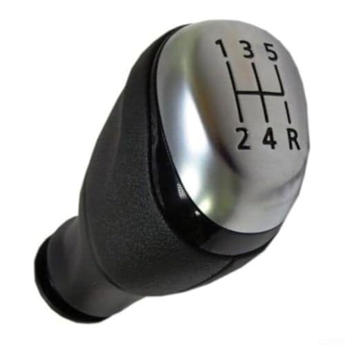 Pommeau de levier de vitesse manuel à 5 vitesses compatible avec Renault pour Clio 4 MK4 2012-2019 - Pièces de rechange intérieures de voiture - Noir mat - Matériau ABS - Design ergonomique