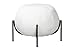 Produktbild Casablanca modernes Design GILDE Hocker - Pouf Samt - Sitzhocker - Sitzpuff - weiß - H: 40 cm B: 59 cm T: 59cm 38937