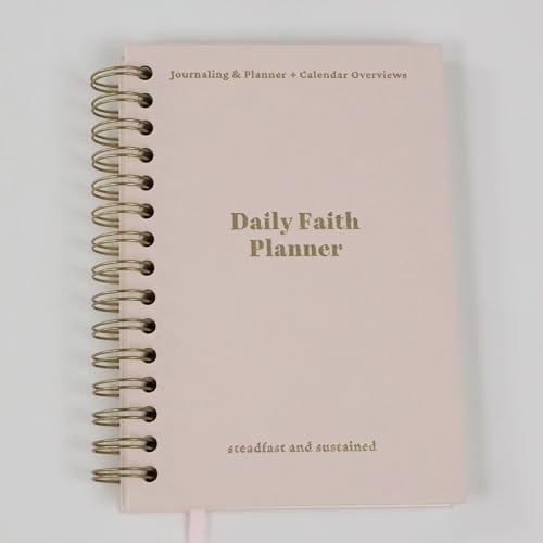 Steadfast Faith Planner: Devotional Prompts & Calendar