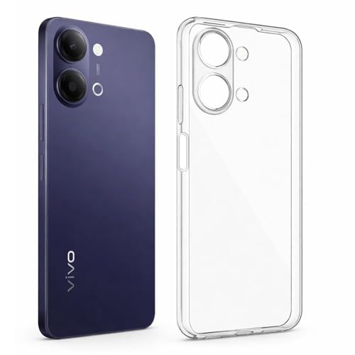 Image of Sars Soft Silicon Protective Flixible TPU Back Case Cover for vivo Y11 5G - Transparent