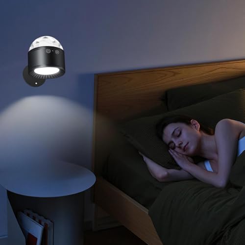 Bola de discoteca para casa en aplique de pared doble recargable 3
