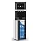 Manastin Bottom Loading Water Cooler Dispenser for 5 Gallon Bottles, Stainless Steel Water Cooler with 3 Temperature Settings - Hot, Cold & Room Water, Ideal Design for Home & Office, Raven Black