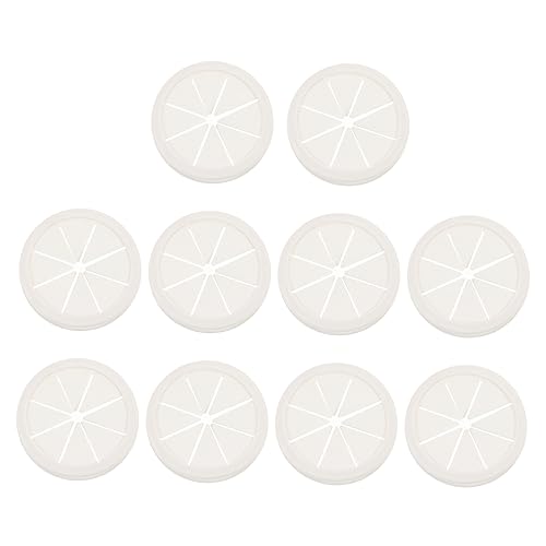 KICHOUSE Professional Electric Coil 10 Pcs Desk Grommet Cord Hole Cover Office Wire Organizer Tidy Safe Material