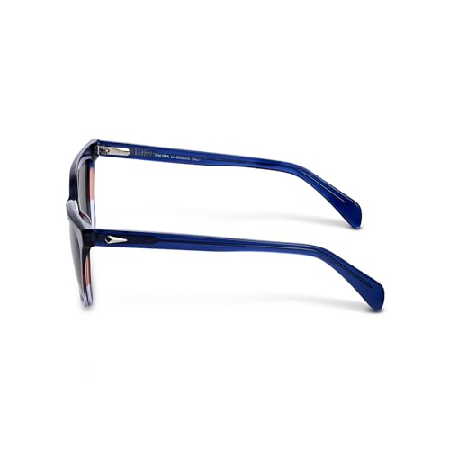Image of HALDEN inchNEBULA inch Series Sunglasses - Italian Sophistication & Japanese Precision in Classic Round Design, 1-Year Warranty