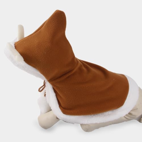 Capa para perro KOMBIUDA tamaño pequeño marrón miniatura 7