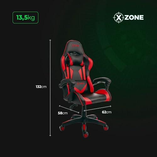 Cadeira Gamer Premium, Xzone, Vermelho/Preto - CGR-01-R