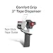 Staples Comfort Grip 2-inch Packing Tape Dispenser, Gray, 2/Pack (ST56468-CCVS)