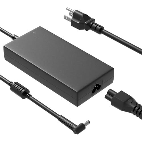 HSXIRQA 180W Laptop Charger Compatible with MSI GF63 GF65 GS65 GS66 GF62 GL62 GE62 GS70 GF72 GL72 GF75 GP60 WS65 GS40 GE70 GS63 GS43 GS60 GS73 GS75 Stealth Apache Phantom Adapter