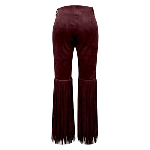 Pantalon évasé taille haute confortable pour élancer la silhouette - 4