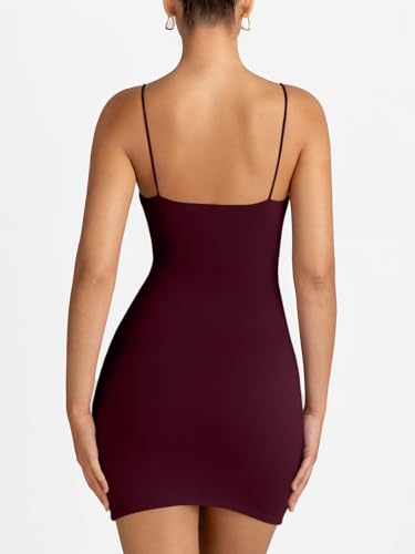 Image of LILLUSORY Women's Mini Sexy Bodycon Dress 2026 Spring Summer Going Out Short Backless Party Club Dresses Y2k Clothes