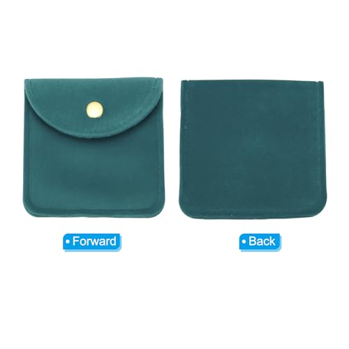 Bolsas de joyería antirrayaduras con botón para evitar nudos en collares y pulseras 5