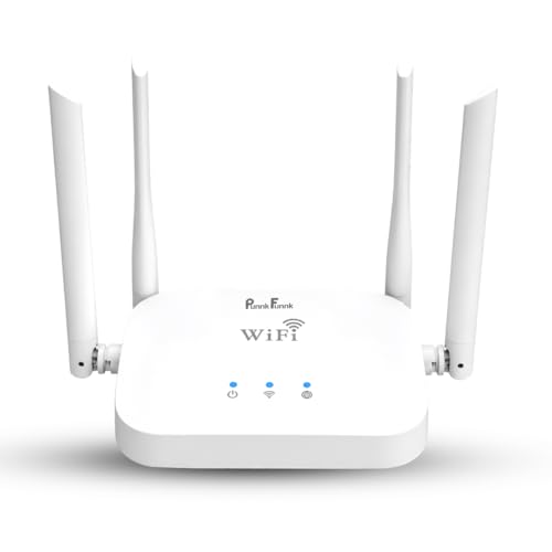 Image of PunnkFunnk 300Mbps Wireless Router | High Speed Smart WiFi Router | IPv6 Support, QoS, WPS, DHCP Server | Multi Mode (Router /AP /Relay) | Secure & Stable Network for Home & Office