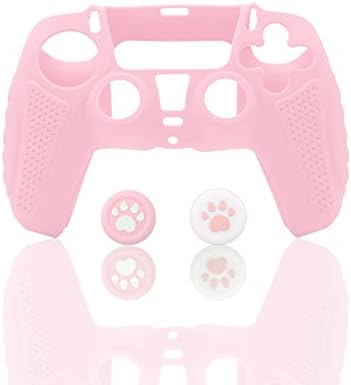 PS5 Silicone Controller Case, Pink PS5 Controller Skin, Playstation 5 Controller Skin - Light Pink