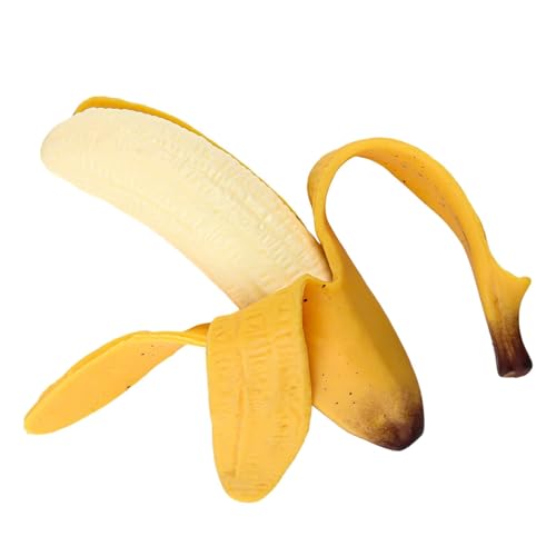 ANBOOR Banana Squishies Juguete, plátano simulado, juguete para aliviar el estrés,...