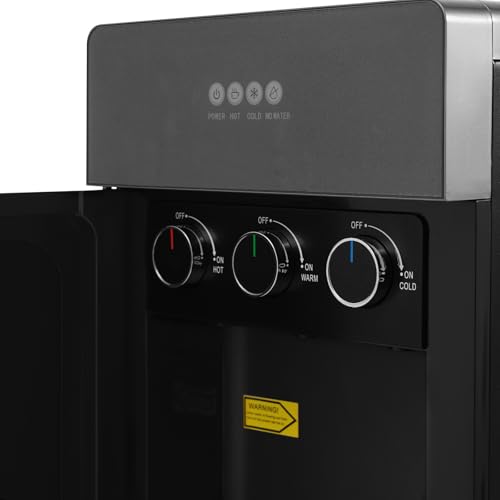 Image of Bottom Loading Water Cooler Dispenser for 3 Temperature Settings,Hot & Cold Standing Water Dispenser with Multiple Safety Features,Water Cooler for Home,Office,Apartment