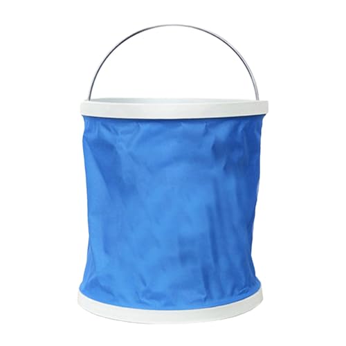 Cubo plegable para exteriores, cubo de lavado de coche, contenedor de agua portátil para camping, cubo de playa, cubo de pesca, lavabo CA