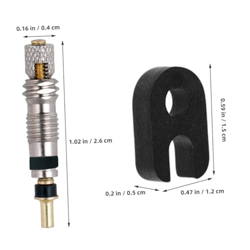 SOESFOUFU 2pcs Presta Valve Core Replacement Tool for Mountain and Road Bikes Durable Valve Core Supply with Textured Design for Enhanced Tire Performance and Compatibility