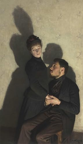 Imprimé sur toile Émile Friant Cast Shadows affiche prestige 60x90cm