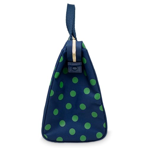 Image of kate spade new york Portable Soft Cooler Lunch Bag, Thermal Tote with Insulated Interior Lining and Storage Pocket, Lunch Tote for Women, Sonnet Dot