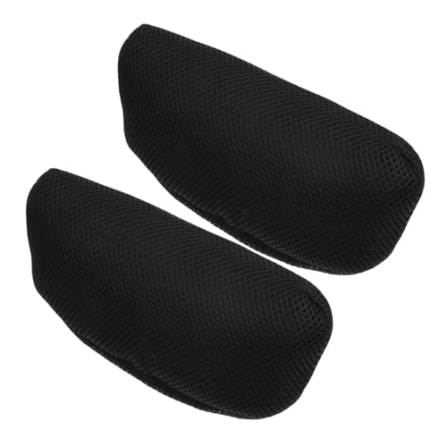 WRITWAA 2 Piezas Juego De Palillos De Muletas Empuñadura De Muleta Médico Espuma Almohadilla Para Ergonómico Bajo Reemplazo Muletas Adultos Accesorio Y Agarre De Muleta Sudor Algodón Black