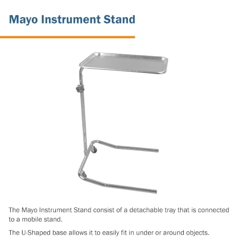Image of McKesson Medical Instrument Mayo Stand, Small, 31-50 in, 1 ct