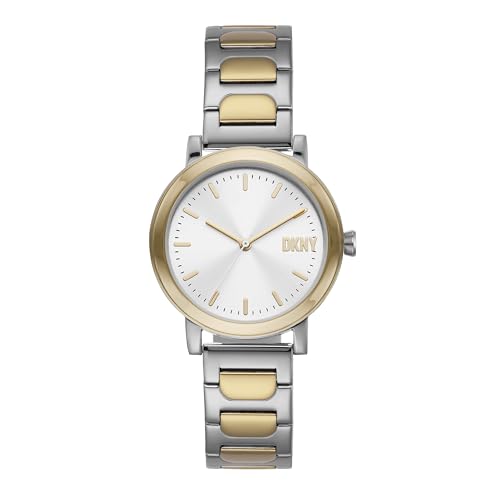 El Mejor Listado de Relojes Dkny Dama disponible en línea. 43 Reloj DKNY NY6621 Soho D de acero inoxidable en color dorado y plateado para dama
