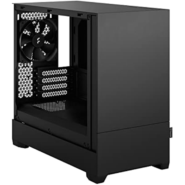 Fractal Design Pop Mini Silent Black - lite - битумные боковые панели и шумопоглощающая пена - три вентилятора Aspect 12 12 в комплекте - бесшумный корпус для ПК MATX