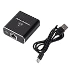 Gigabit Ethernet Splitter 1 to 2 - Network Splitter with USB Power Cable, RJ45 Internet Adapter 1000Mbps High Speed for Cat 5/5e/6/7/8 Cable [2 Devices Networked Simultaneously]