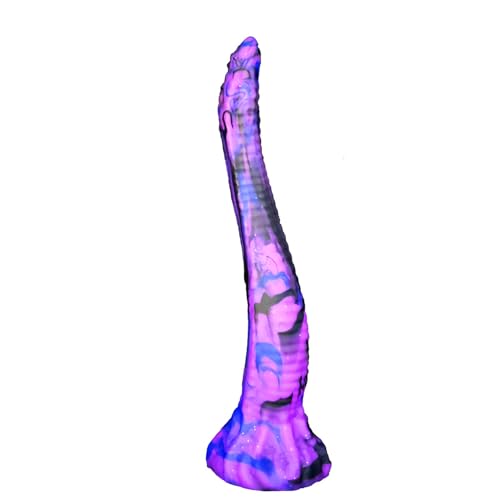 Pénis cobra réaliste en silicone doux avec long plug anal point G