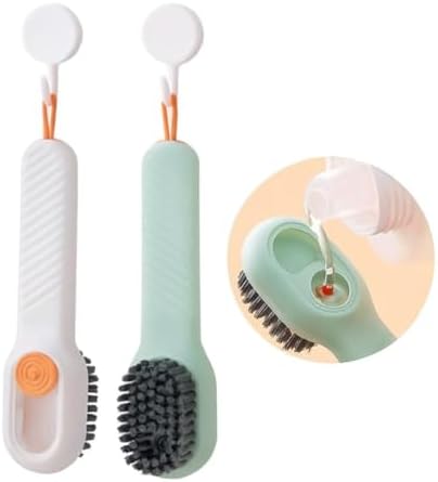 Kit 2 Escova de Limpeza Profunda Multiuso Dispenser Detergente Li...