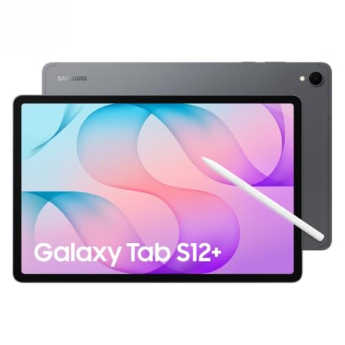 Image of Samsung Galaxy Tab S12+, 12.6-inch Dynamic AMOLED 2X Display, 12GB RAM, 256GB Storage, Wi-Fi, Quad Speakers, Hexagonal S Pen Included, Gray, AI Enabled
