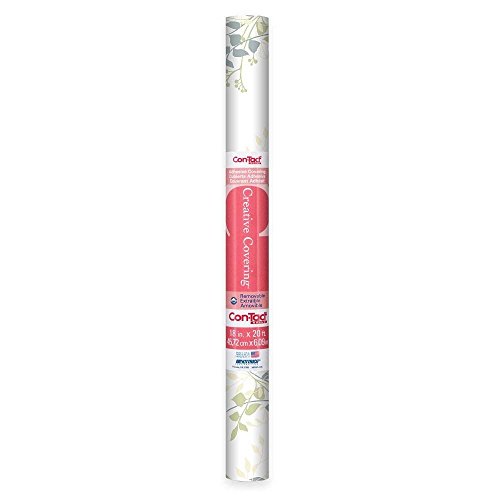 Con-Tact Brand Adhesive Creative Drawer and Shelf Liner, 18" x 20', Aspen Aloe