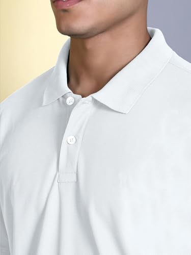 Image of FYLTR Men's Solid Polo | Regular Fit | Casual Polo Shirts for Men