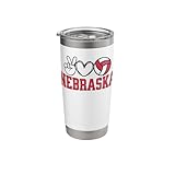 Peace Love Volleyball - Women Teen Girls Tween Stainless Steel Insulated Tumbler