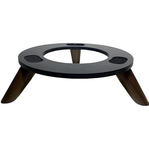 CCeCCe Crystal Speaker Stand Desk Support Tray Base with Wood Feet Desktop Display Holder for Harman Kardon Aura Studio 2 3 4 Soundsticks 4 Home Audio Cover