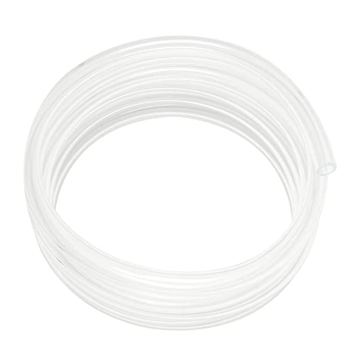 Clear Vinyl Tubing 1/2" ID × 5/8" OD -25 Ft 60PSI,Flexible Lightweight Plastic Tube, BPA Free Non-Toxic, Multipurpose Hybrid Reinforced Clear Tubing for Transfer Water Air Oil by Geowaky - Used condition - US$10.71