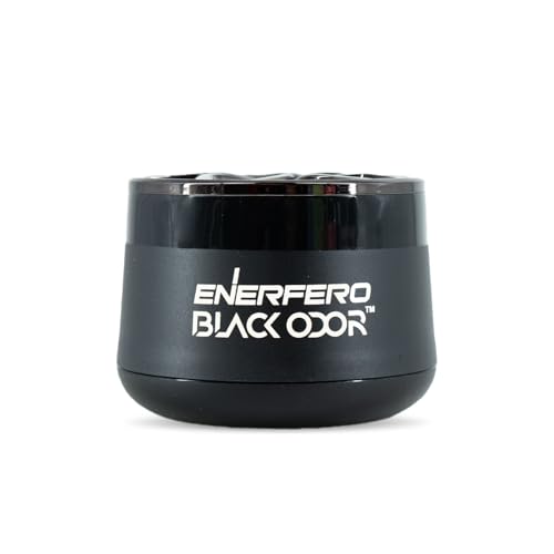 Enerfero Ambientador automotriz en aerosol - aroma duradero a hielo negro (hasta 30 días) - intensidad de fragancia ajustable, creando un ambiente interior del coche fresco y único (50 g).