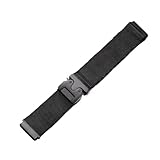 DUEXIOLY Correa de Reloj de Metal Correa milanesa de 22 mm for reloj, correa acero inoxidable con cierre metal Para hombres(Black)