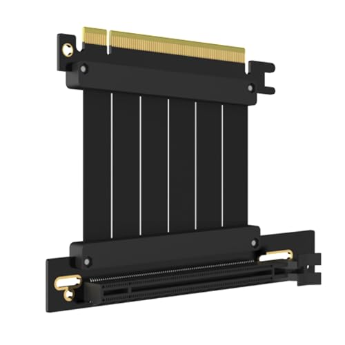 GLOTRENDS 60mm PCIe 3.0 X16 Riser Cable for Low-end PCIe 3.0 GPUs, Such as GeForce RTX 20/GTX 16/GTX 10 Series and AMD Radeon RX5000/VII/RX Vega/R9 Fury Series, etc