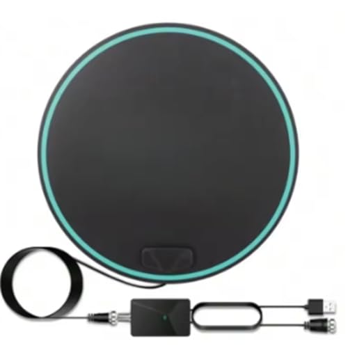 Bosiyrggrl Antena HDTV Digital con Amplificador de Señal Compatible con Antena de TV de Alta Ganancia 4K 1080P UHF VHF para Canales Locales