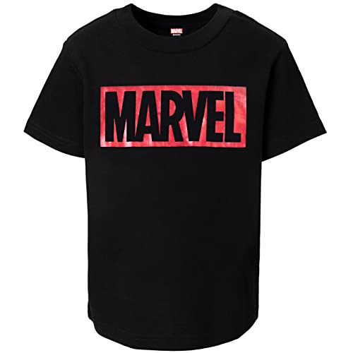 T-shirt Avengers garçon 2T noir et rouge avec logo imprimé Marvel